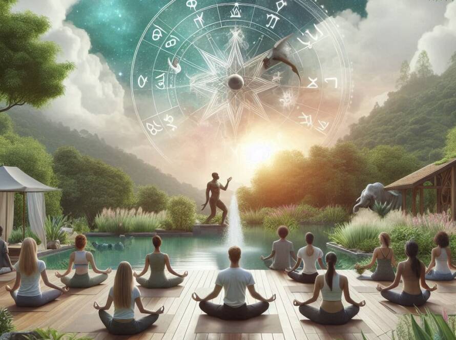 Breath Work in astrology theme