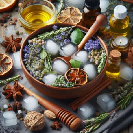 Cold Immersion Prep Oil herbal oil for pre post ice bath body balance