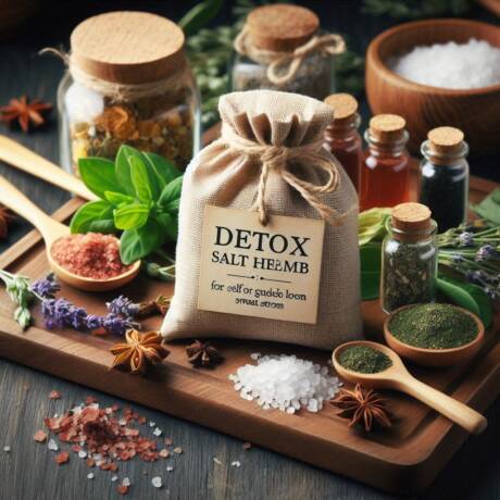 Detox Salt Herb Steam Sachets for self or guided sweat lodge sessions