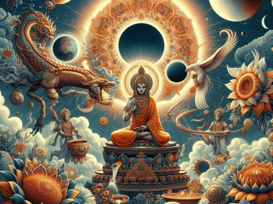 Grahan Dosh Shanti Pooja Remove eclipse induced karmic blocks and restore celestial order. no text