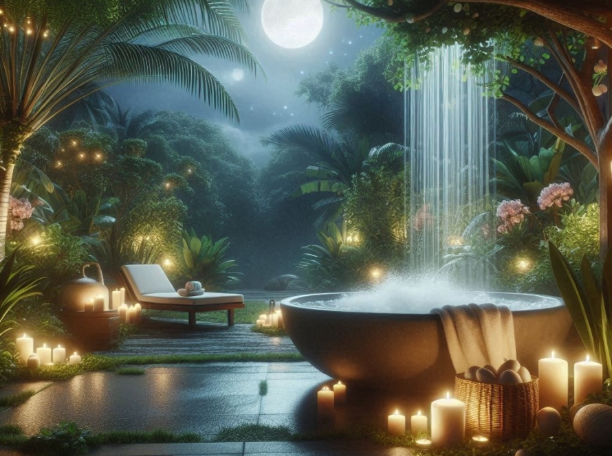 Moon Shower Bath