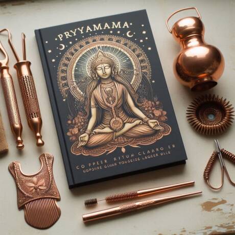 Pranayama Guidebook Copper Tongue Cleaner breath ritual starter kit