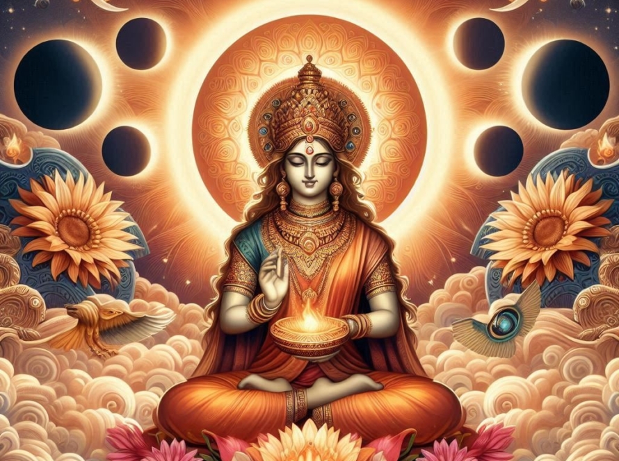 Surya Grahan Dosha Nivaran Pooja Heal solar eclipse effects and restore your souls brightness. no text